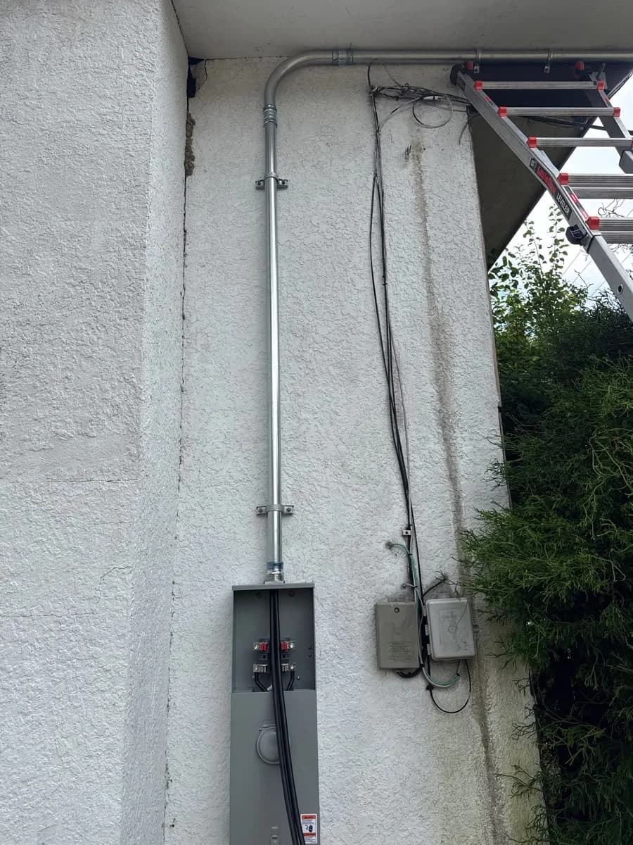 PTX Electric panel upgrades field photo in burnaby